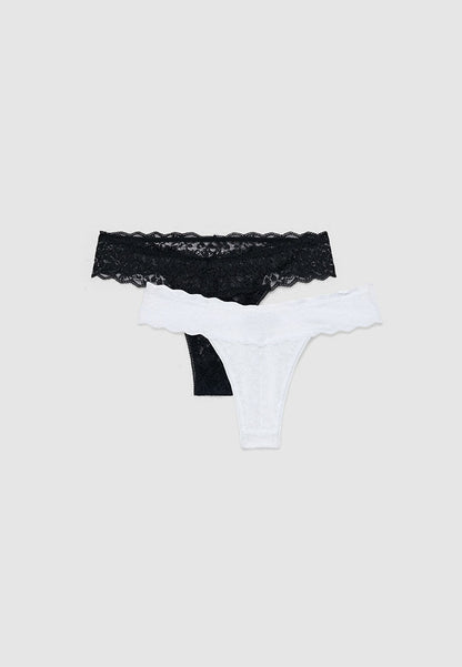 Women's Pack of 2 Floral Lace Bikini
