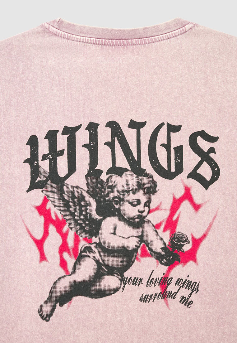 Men's "Wings" Angel Oversized T-Shirt