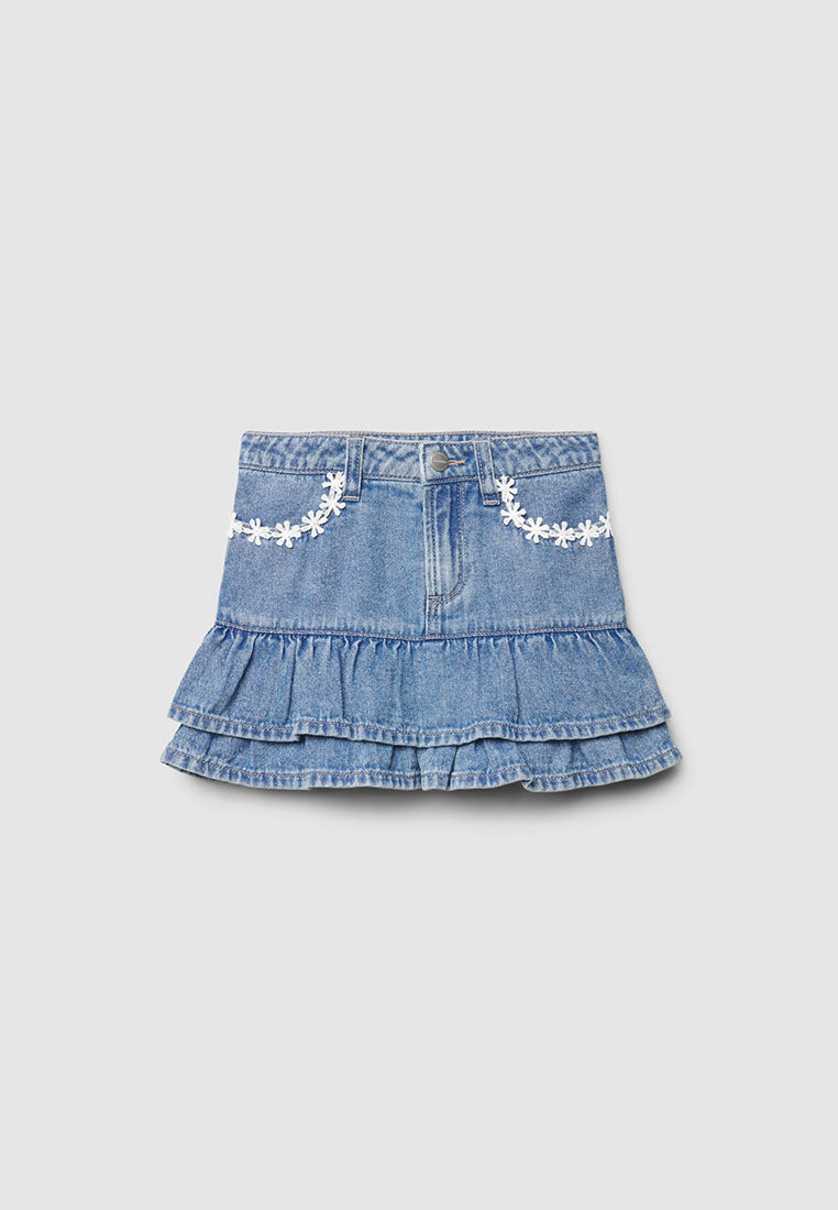 Plain Colour Skirt for Girls