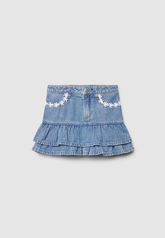 Plain Colour Skirt for Girls