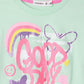 Graffiti print crop T-shirt for Girls