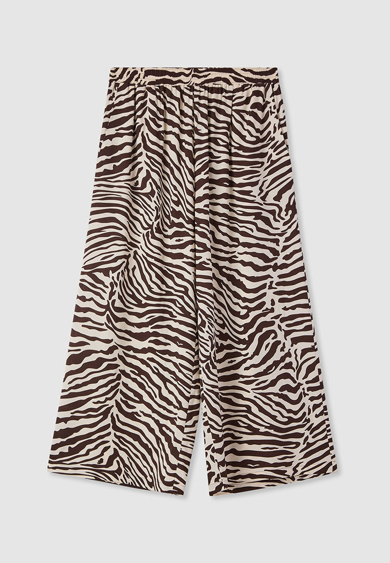 Women's Wide Leg Cropped Trousers