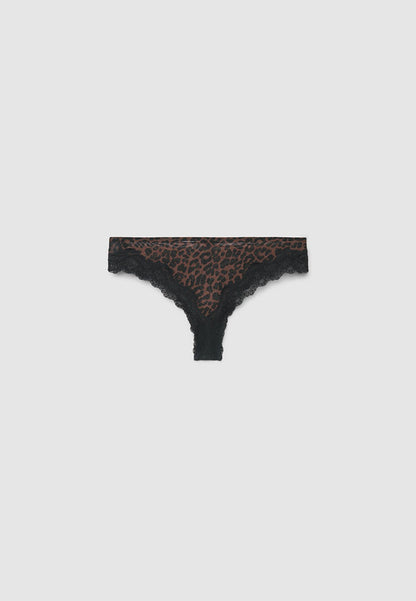 Women's Trendy Leopard Pattern Bikini Bottoms