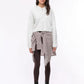 Women's Cropped cardigan with hood and zip