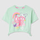 Graffiti print crop T-shirt for Girls