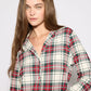 Women's Checked plaid pyjama set