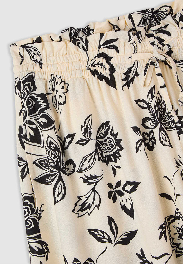Women's Tropical Flower Print Shorts