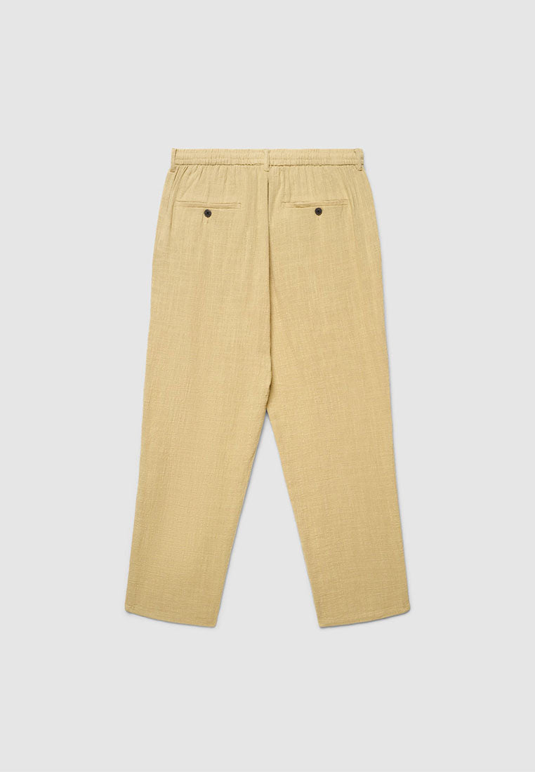Men's Embossed Relaxed Trousers