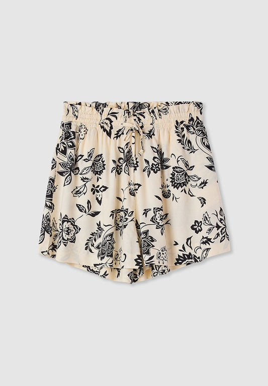 Women's Tropical Flower Print Shorts