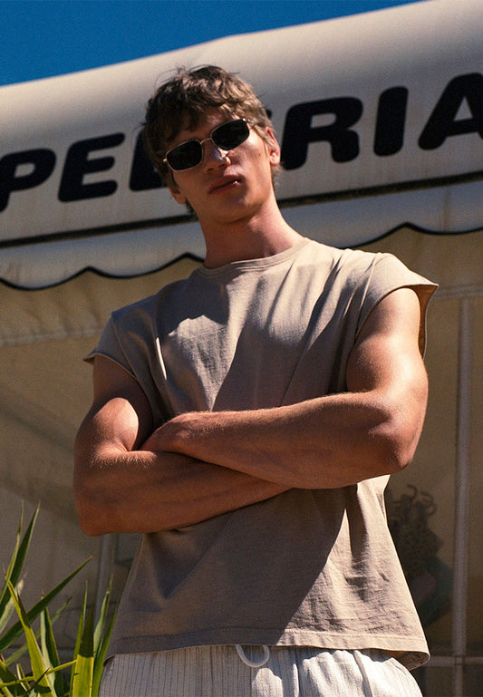 Men's Sleeveless Boxy fit T-shirt