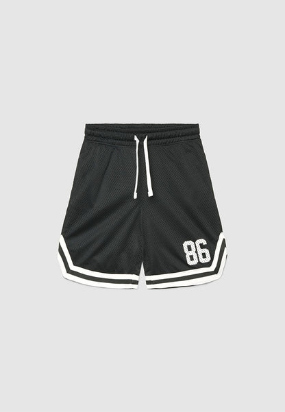 Mesh Tracksuit Short with Print for Boys