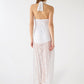Women's Lace Halter Maxi Dress