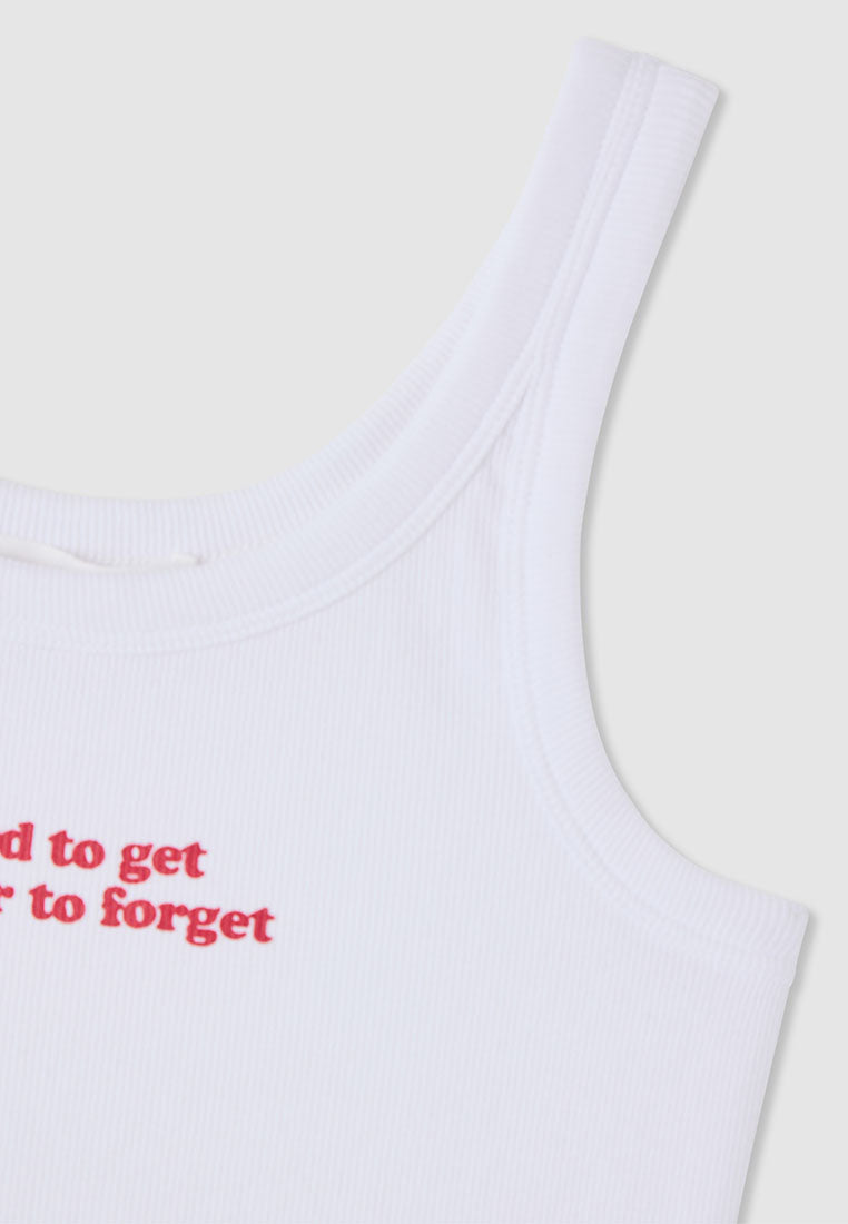 Women's Tank Top with Front lettering