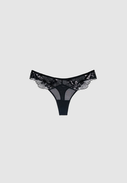 Women's Sequin Embroidered Bikini Bottom