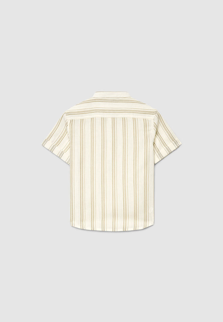 Striped Short-Sleeve Shirt for Boys