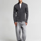 Men's Ribbed Zip-Up Cardigan