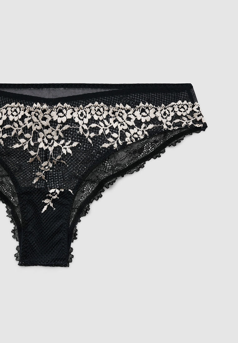 Women's Floral Lace Bikini Bottom