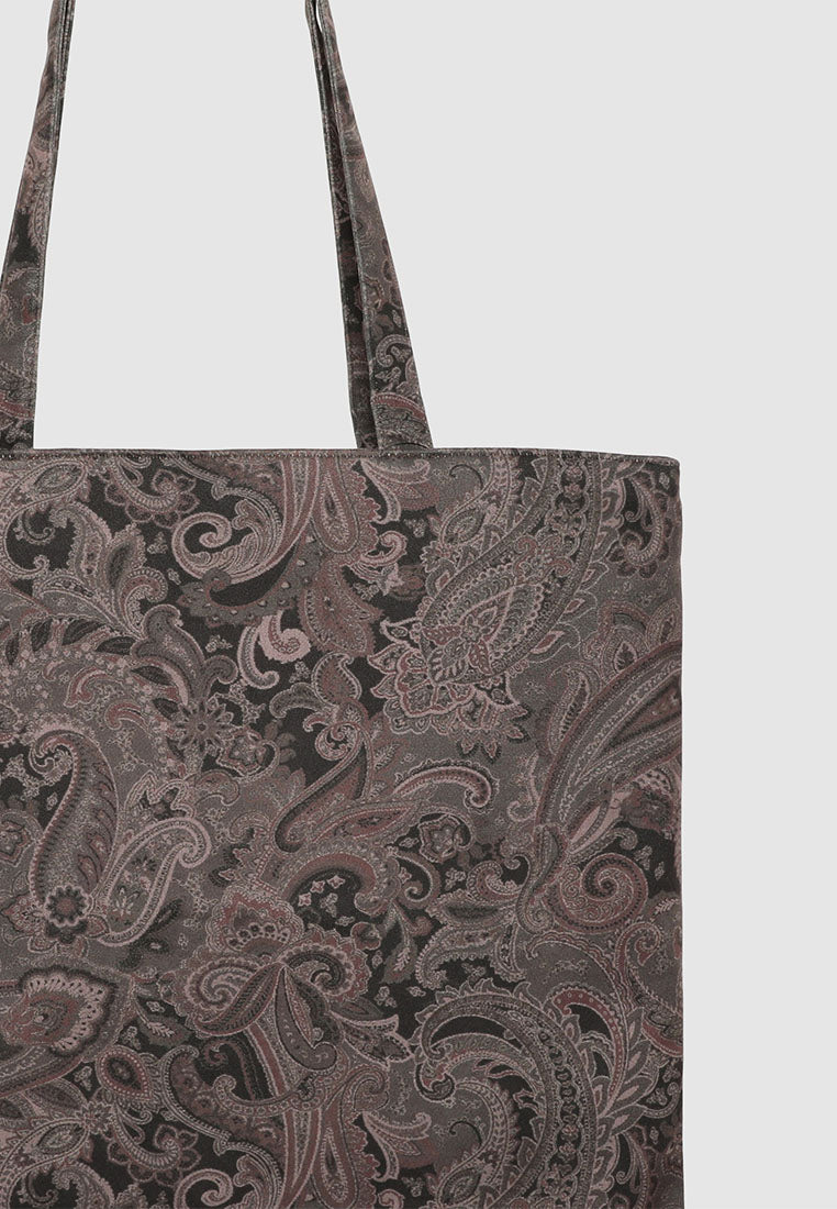 Women's Shopper tote with paisley print