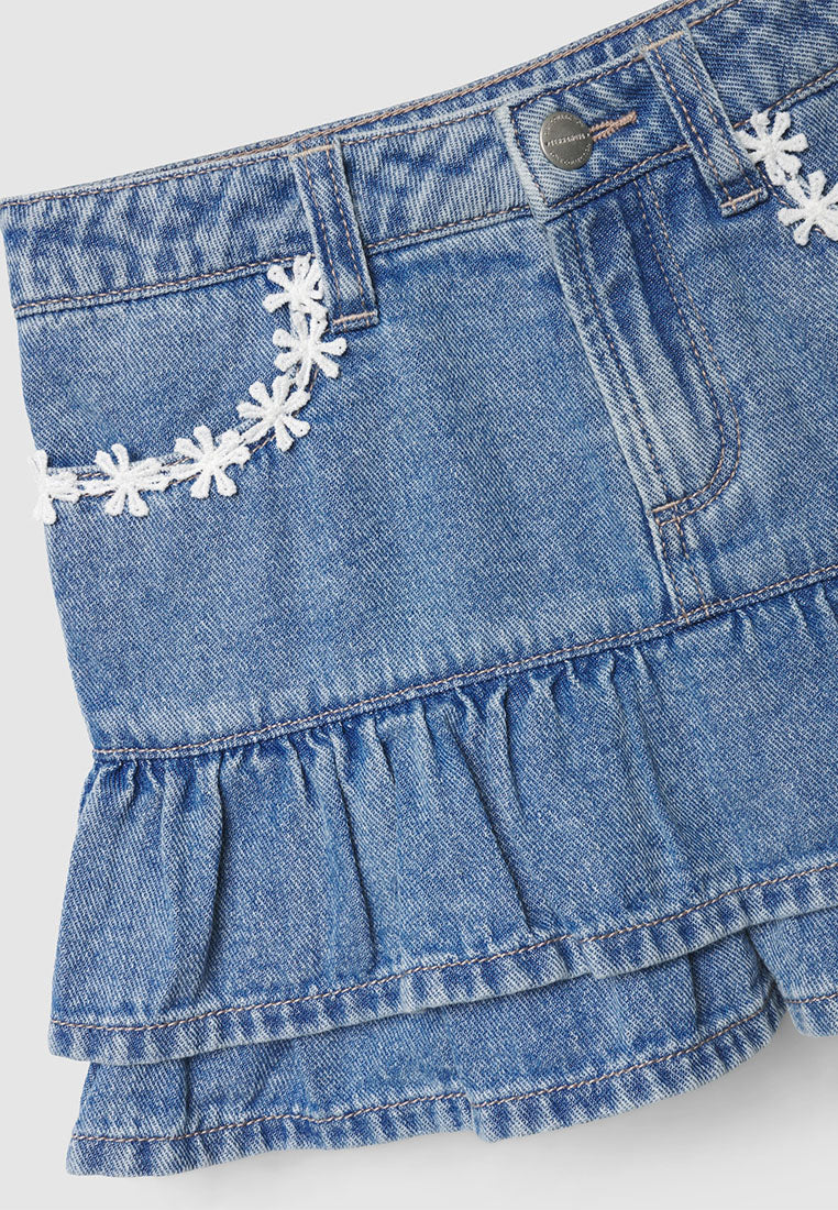 Plain Colour Skirt for Girls