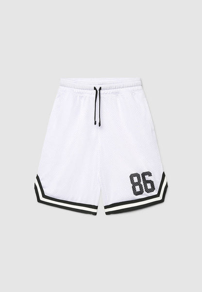 Mesh Tracksuit Short with Print for Boys