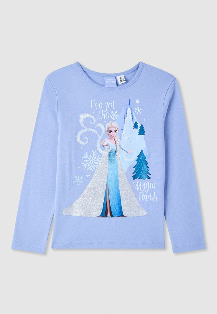 Kids Girls Long-sleeved T-shirt