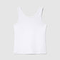 Wide-strap solid-colour Top for Girls