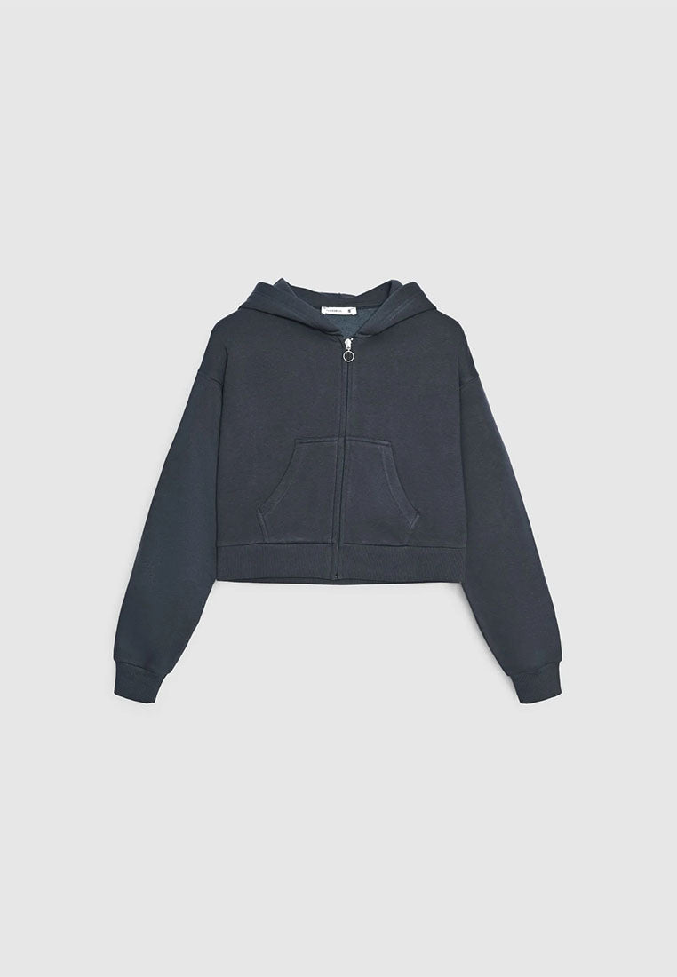 Women's Cropped Hoodie Sweatshirt