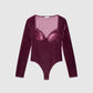 Women's Body T-shirt with cups and lace details