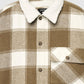 Men's Padded checked shirt jacket