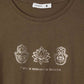 Women's Printed T-shirt with fringed edges