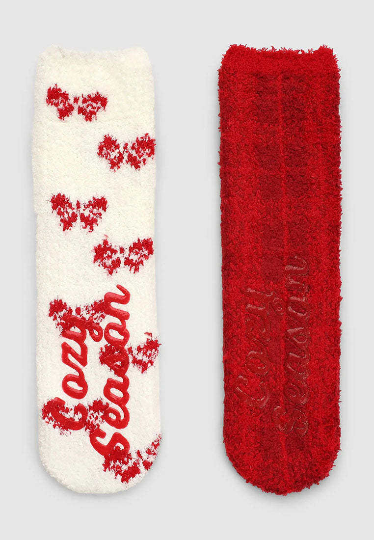Women's Pack of 2 non-slip Socks