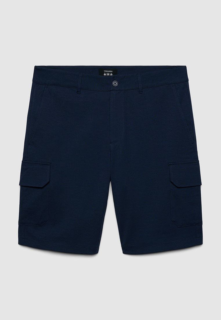 Men's Cargo Plain Shorts