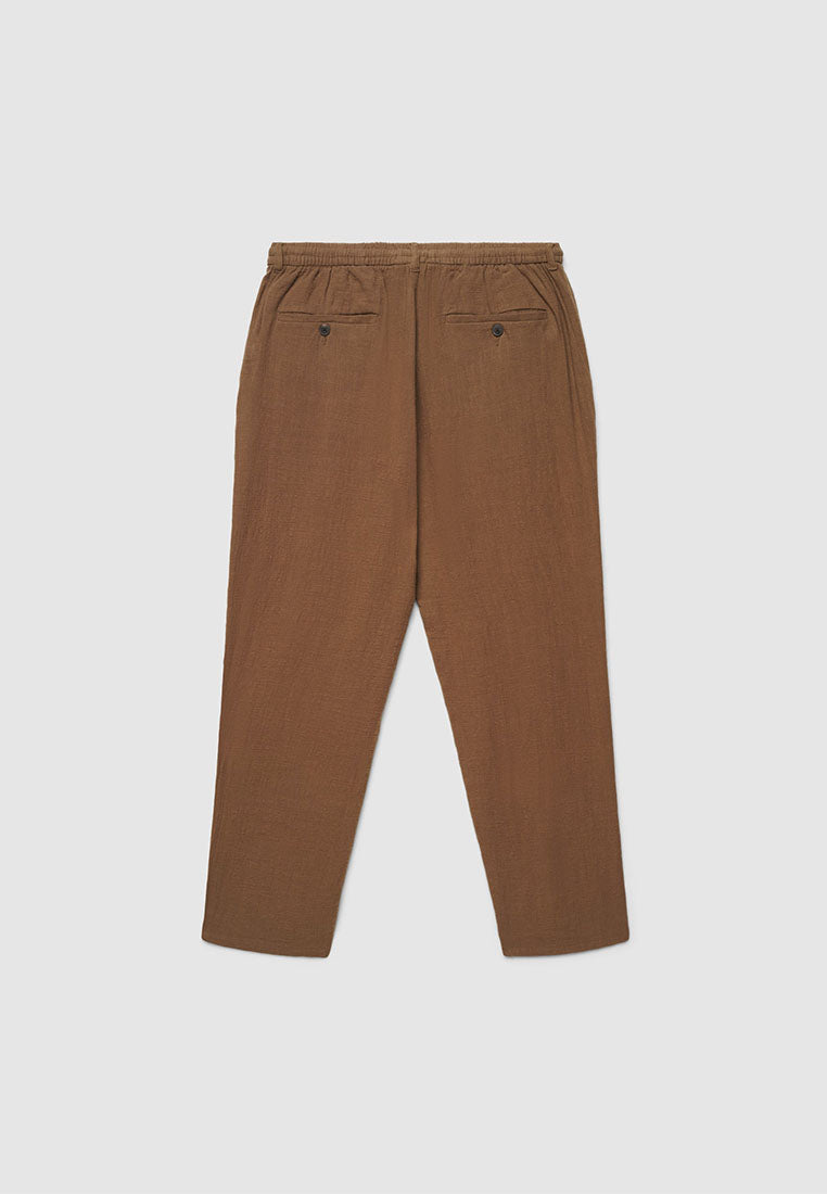 Men's Embossed Relaxed Trousers