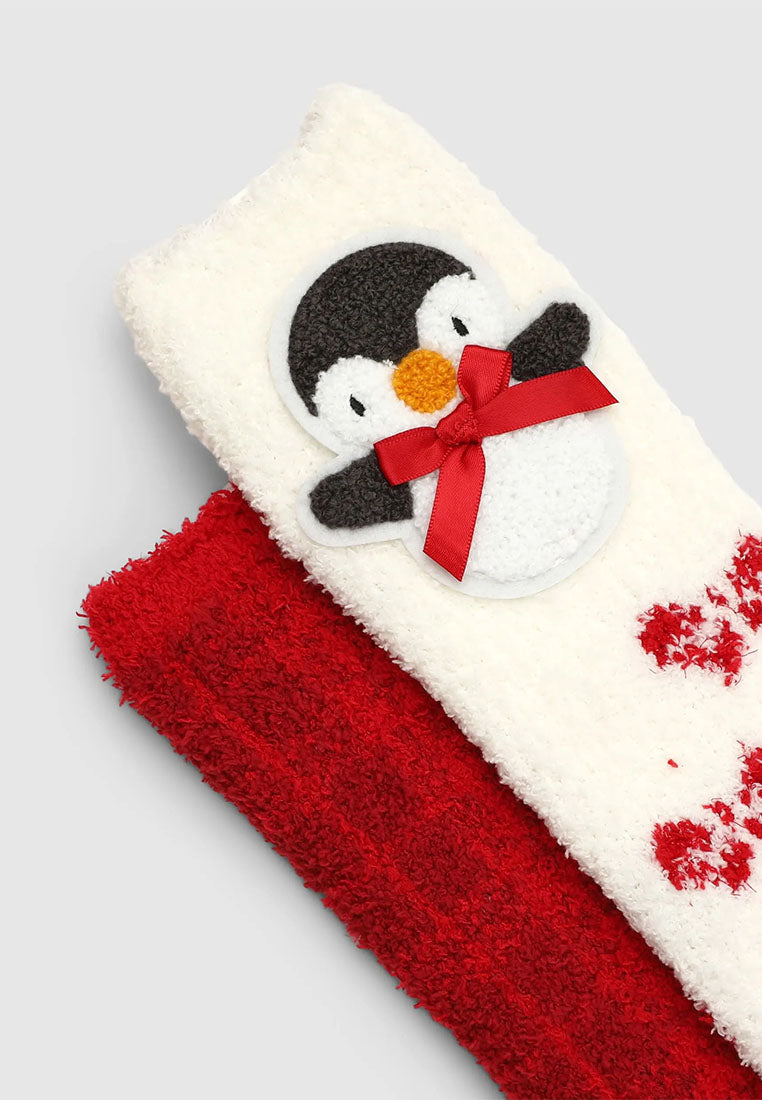 Women's Pack of 2 non-slip Socks
