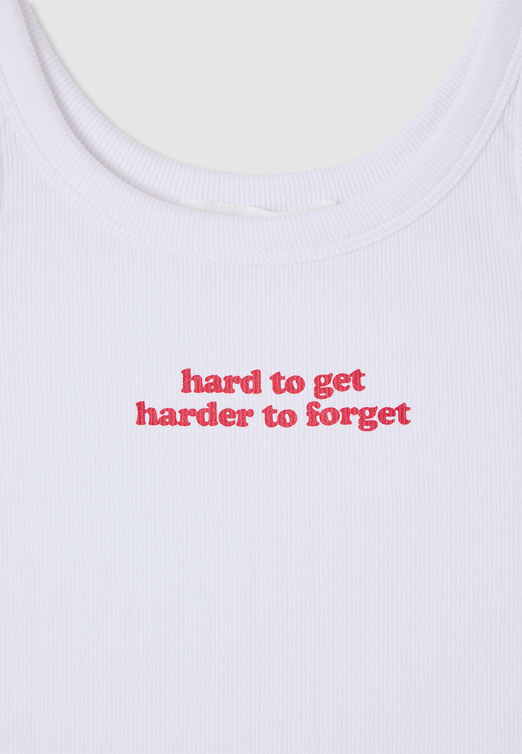 Women's Tank Top with Front lettering