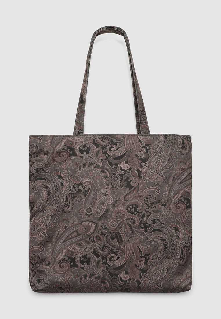 Women's Shopper tote with paisley print