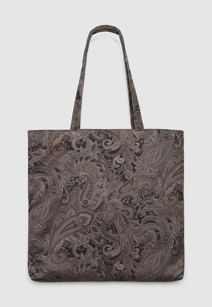 Women's Shopper tote with paisley print