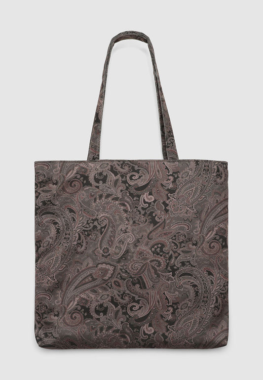 Women's Shopper tote with paisley print