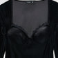 Women's Body T-shirt with cups and lace details