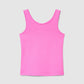 Wide-strap solid-colour Top for Girls