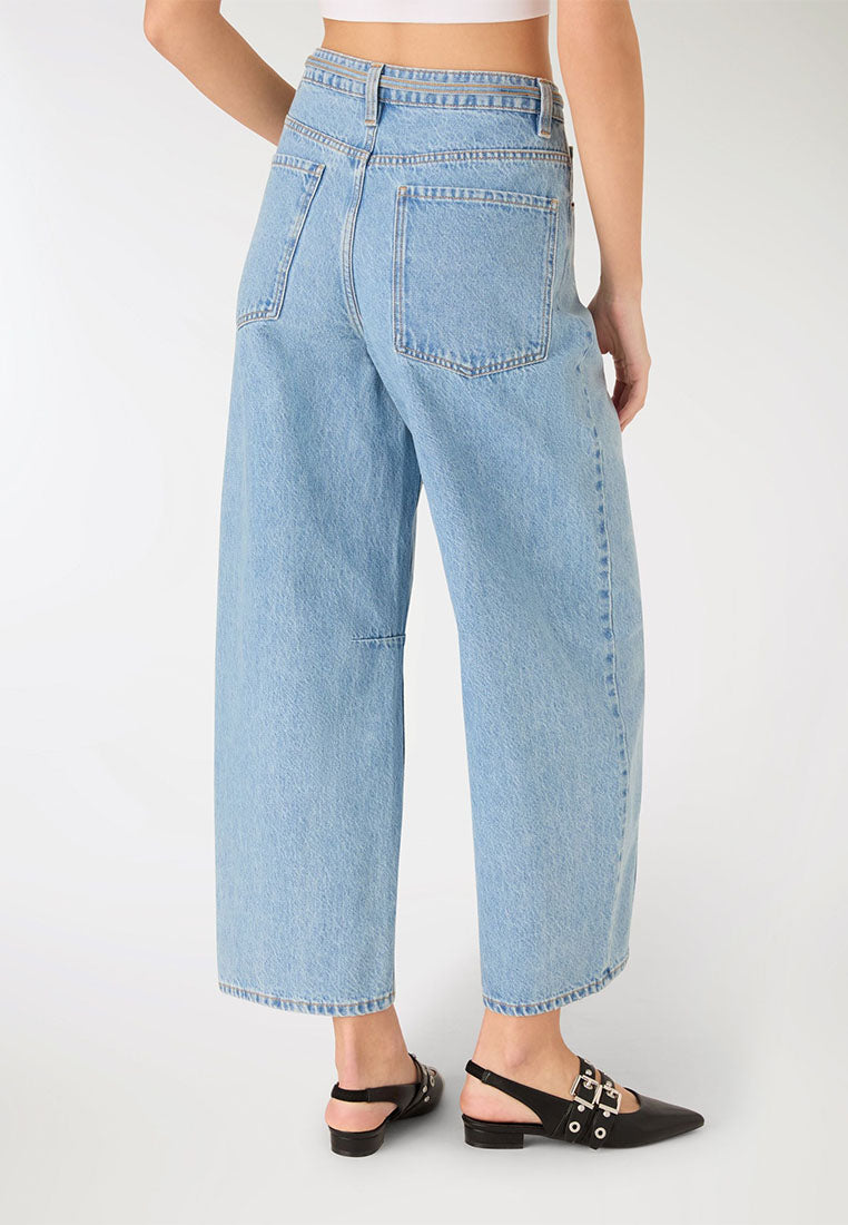 Women's Barrel jeans with drawstring