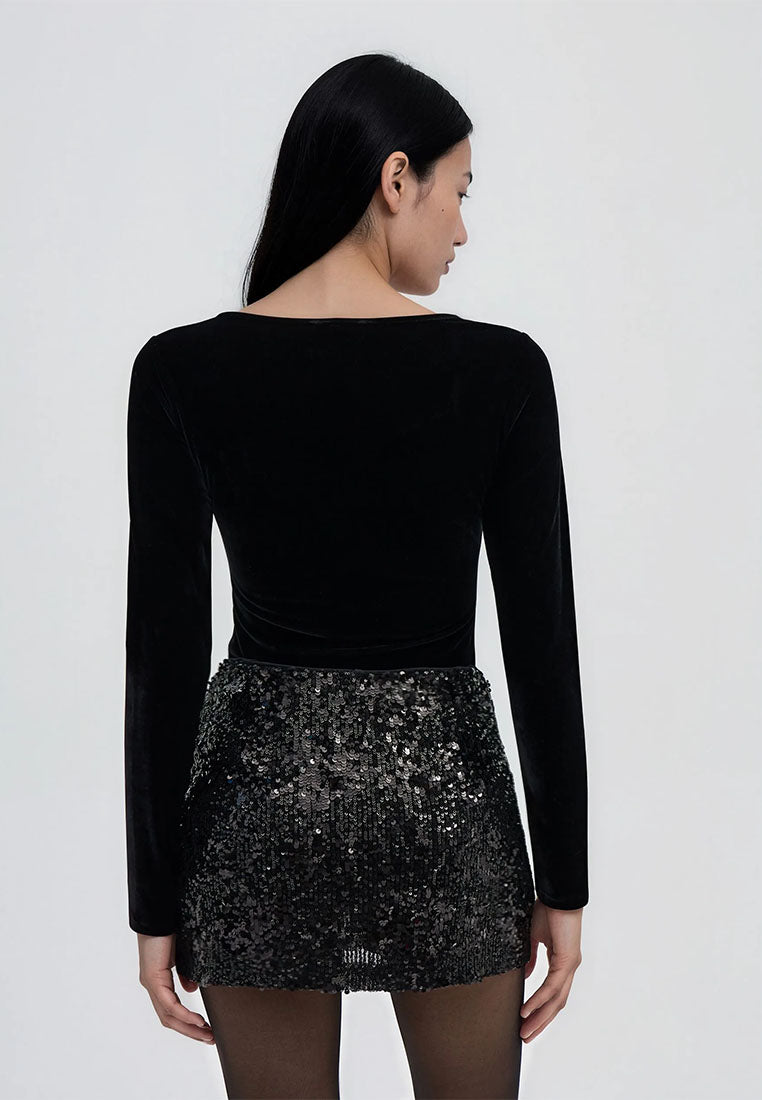 Women's Body T-shirt with cups and lace details