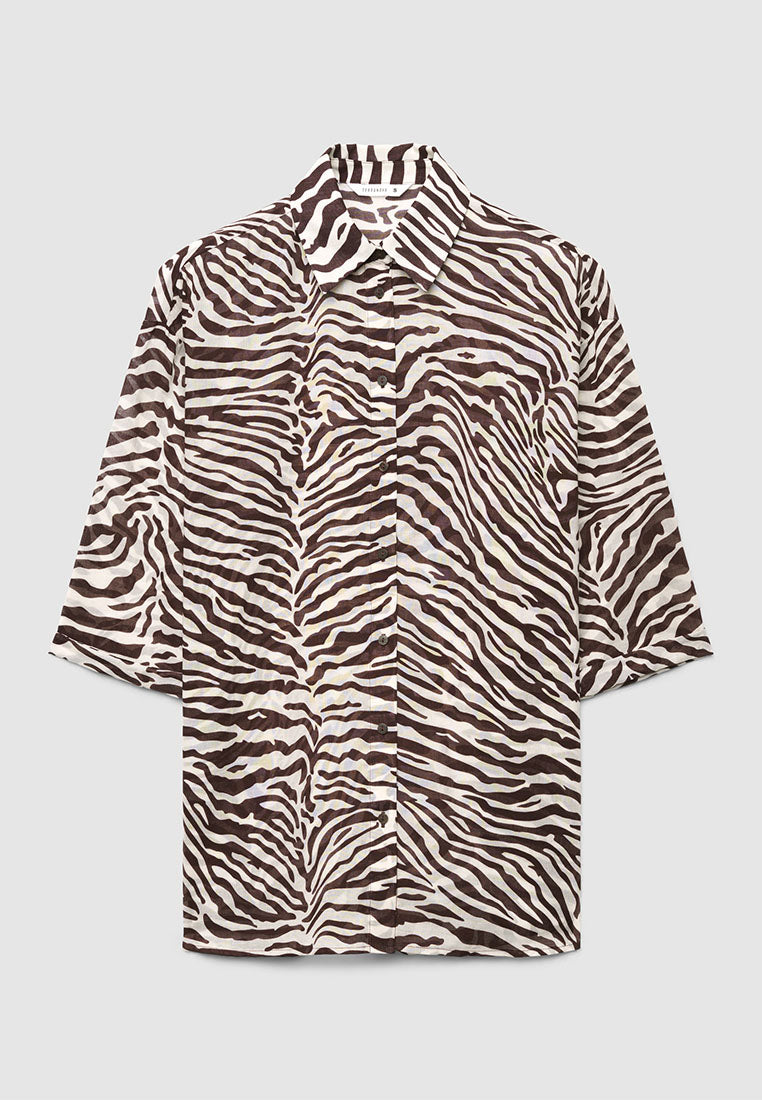 Women's Animal Patterned Shirt