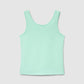 Wide-strap solid-colour Top for Girls