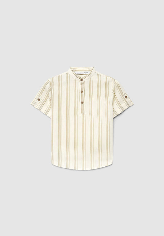 Striped Short-Sleeve Shirt for Boys