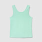 Wide-strap solid-colour Top for Girls