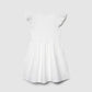 Skater Dress with Ruffle Sleeve for Girls