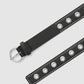Women's Belt with studs and eyelets