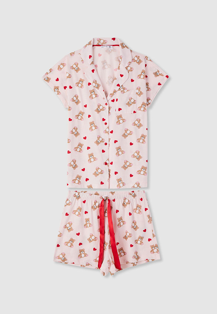 Women's Teddy Bear Pajama Set