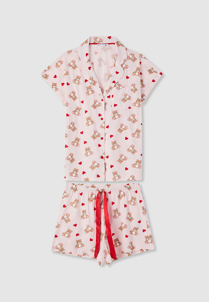 Women's Teddy Bear Pajama Set